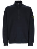 Navy Blue Half Zip Sweatshirt 1