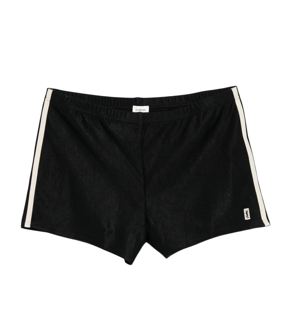 Black Slim Swim Shorts 1