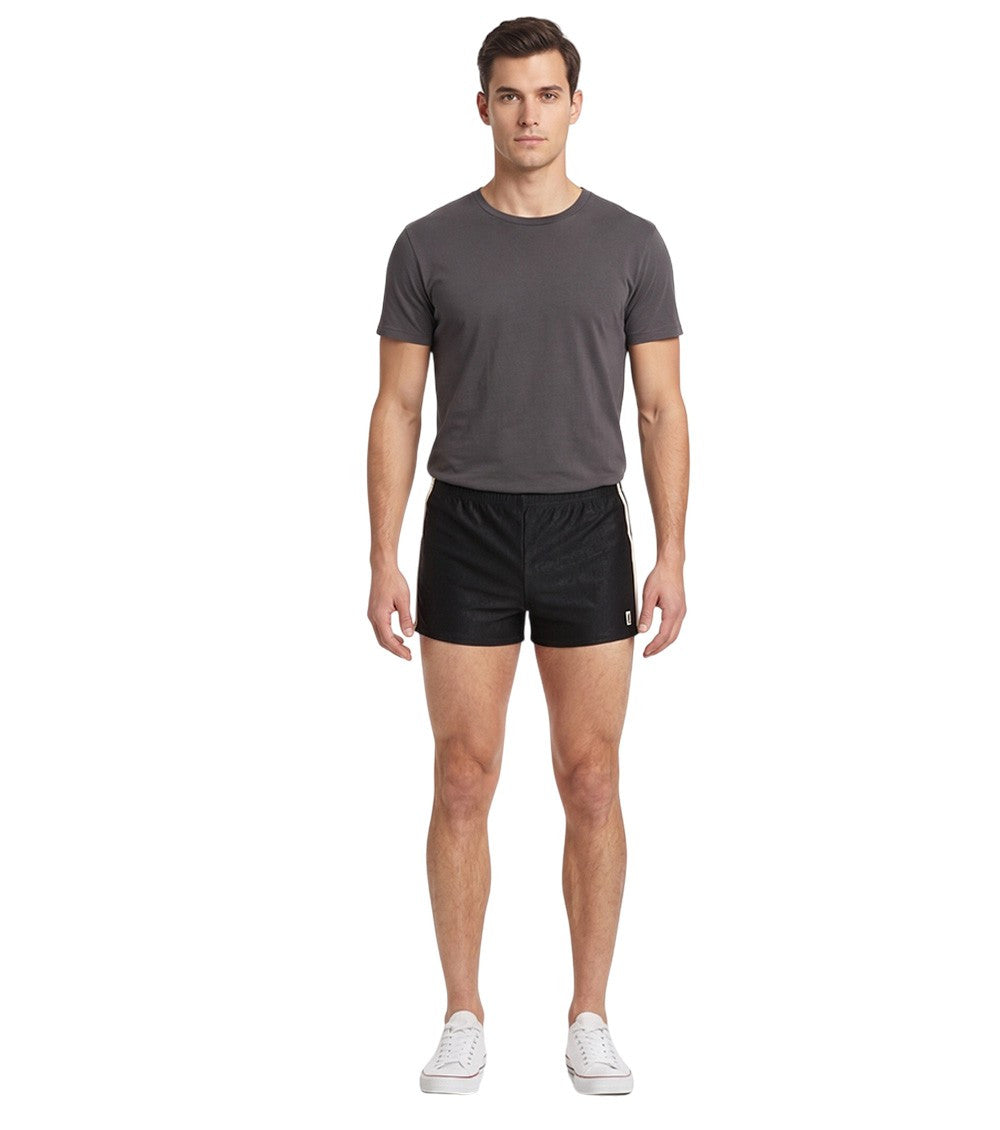 Black Slim Swim Shorts 2