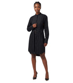 Black Band Collar Mini Dress 1