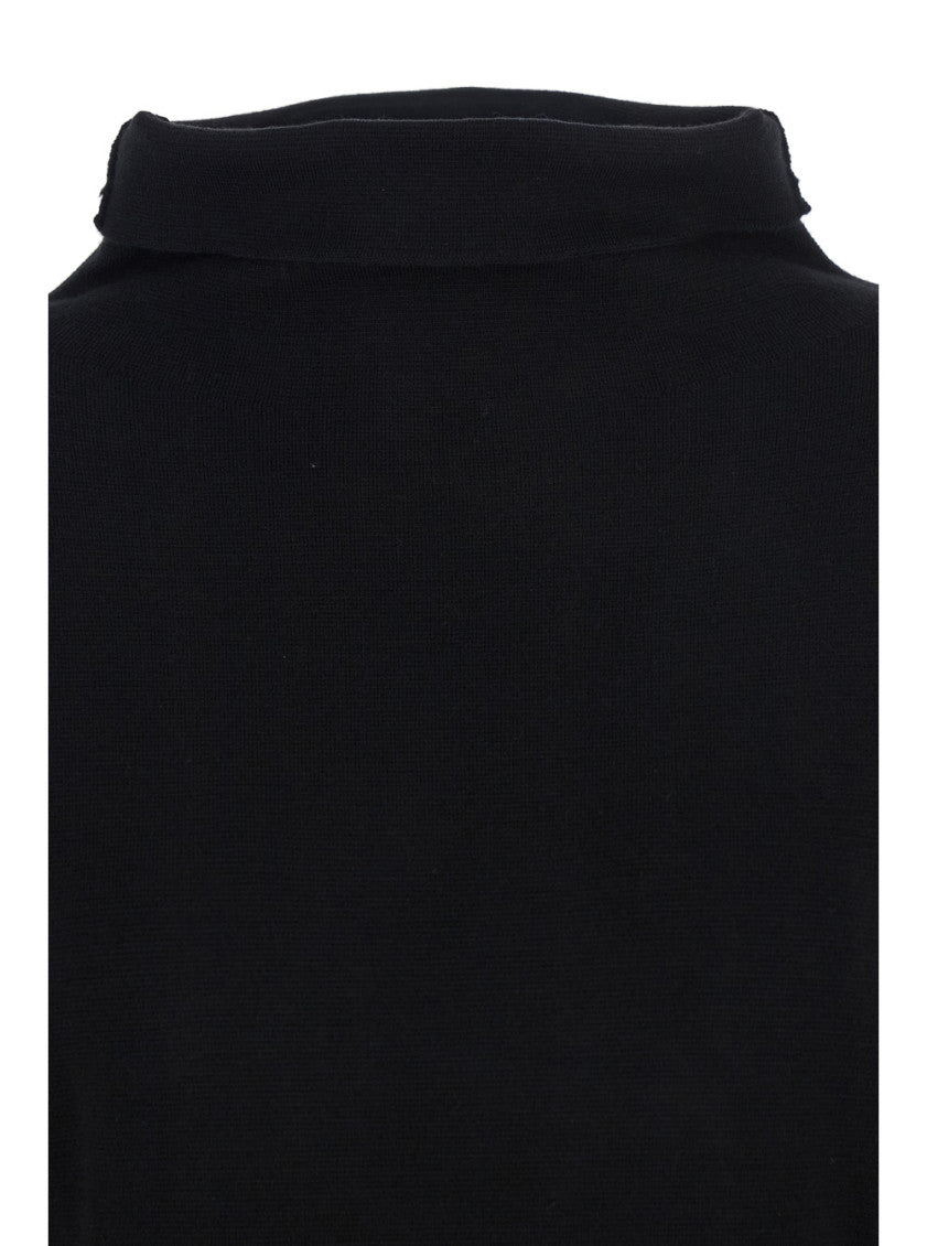 Black Turtle Neck Mini Dress 3