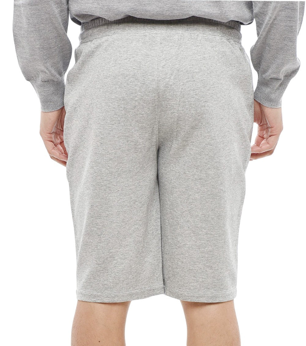 Grey Drawstring Track Shorts 2