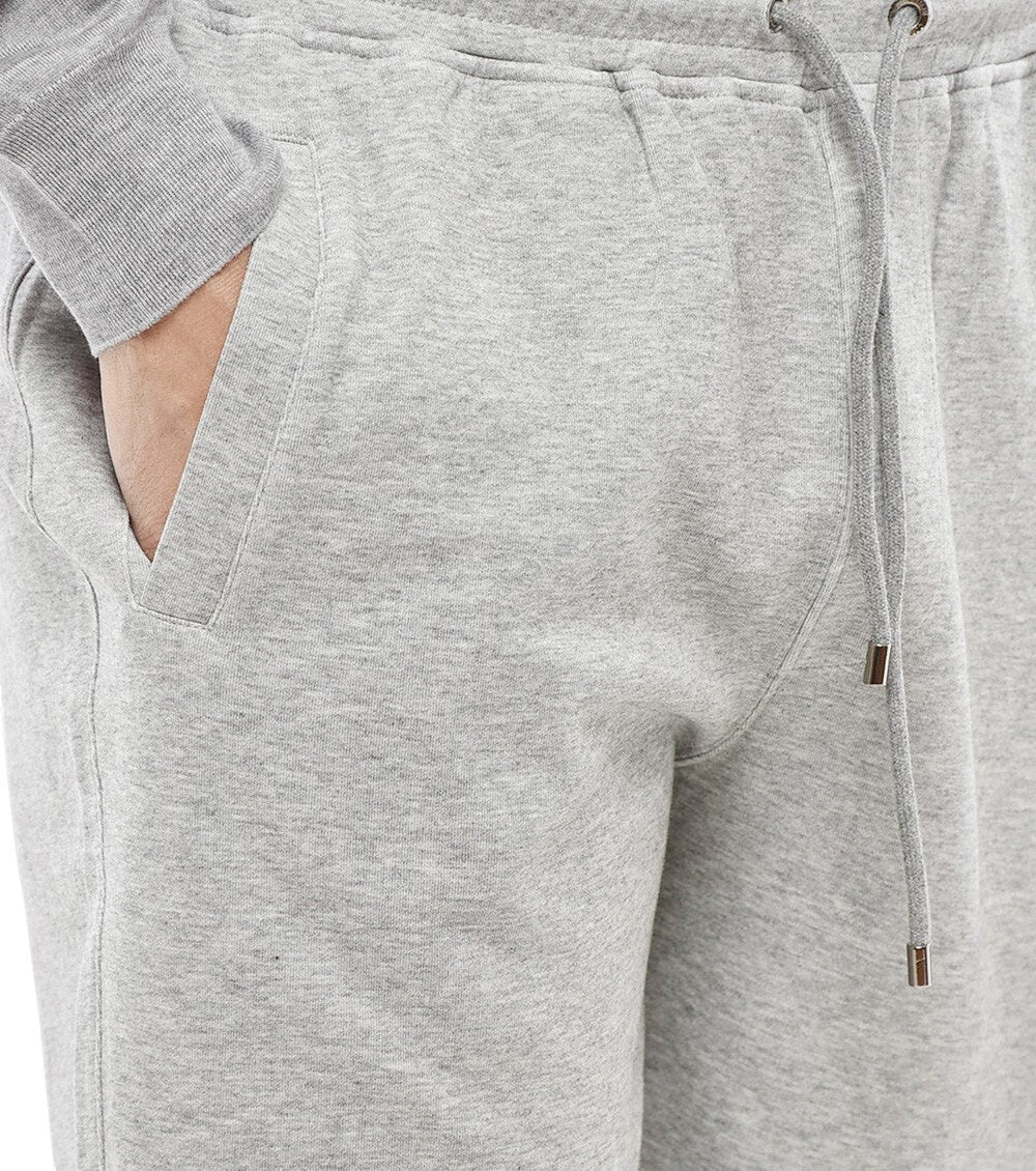 Grey Drawstring Track Shorts 3