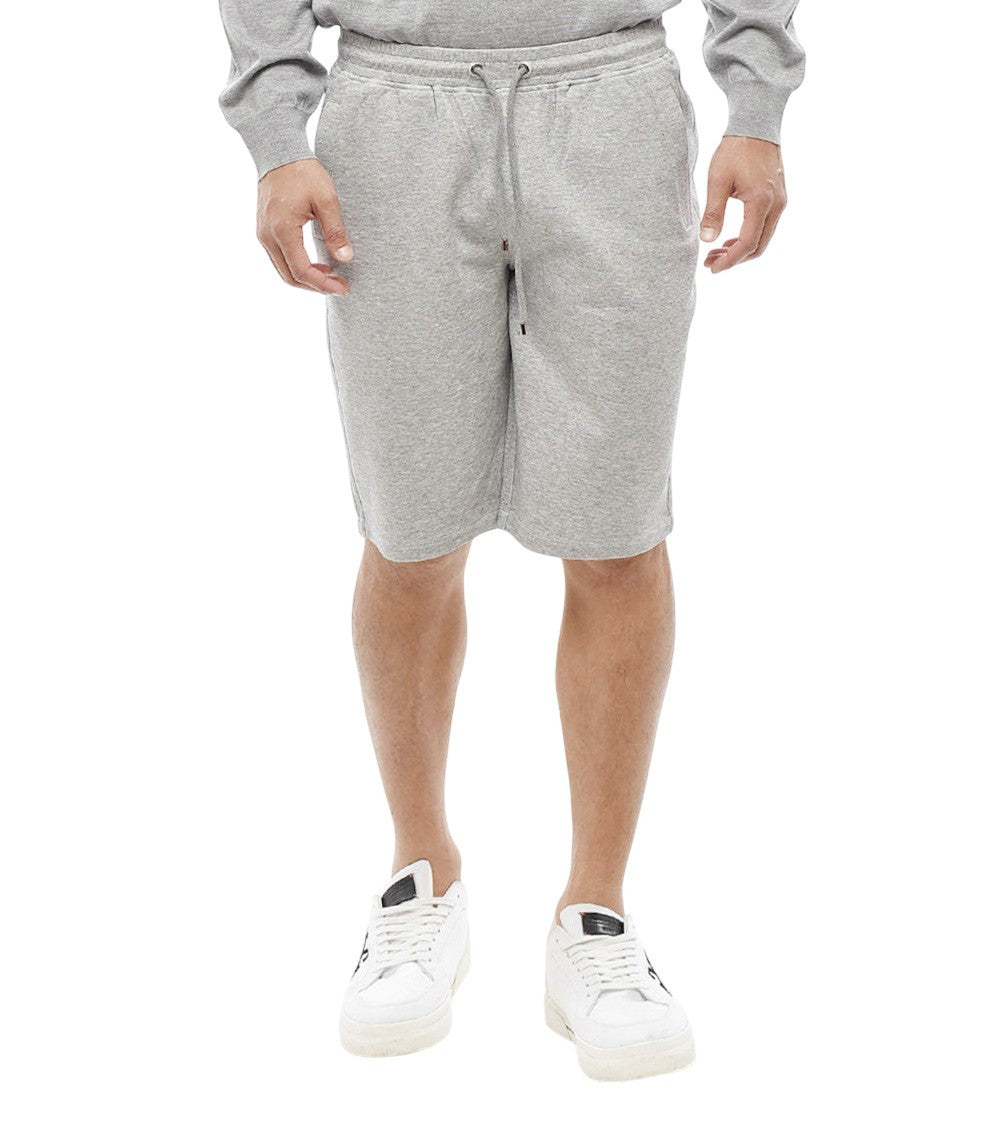 Grey Drawstring Track Shorts 4