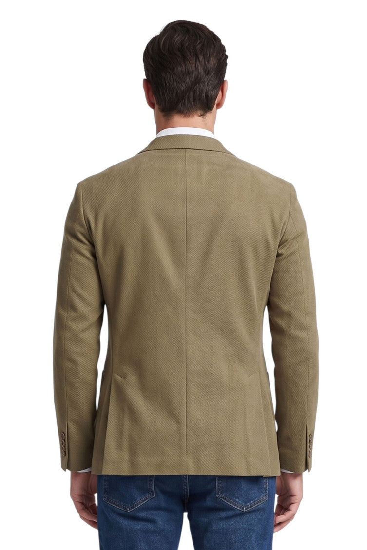 Green Single Breasted Blazer 2