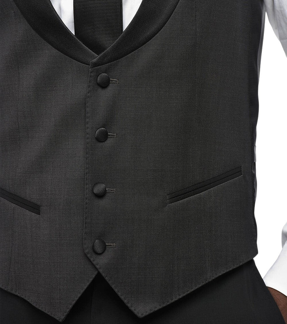 Black Shawl Lapel Waistcoat 3