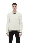 White Crew Neck Sweater 1