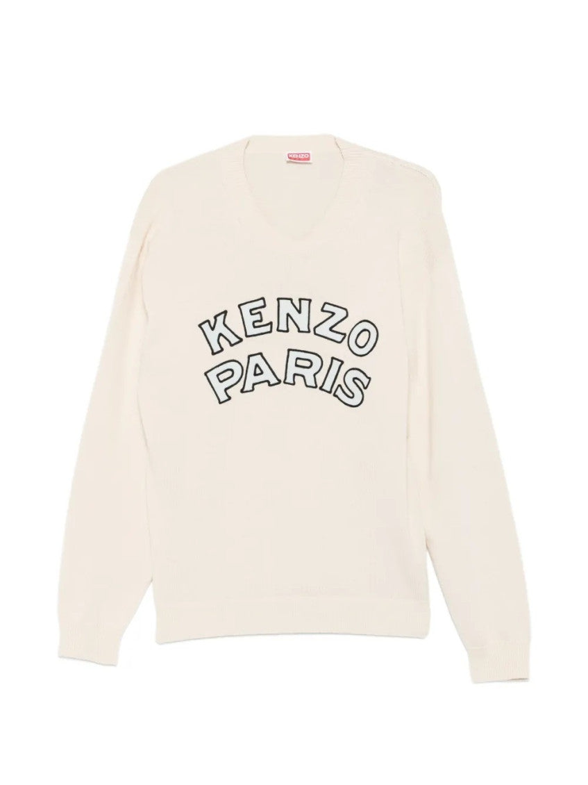 Off White Crew Neck Sweater 1