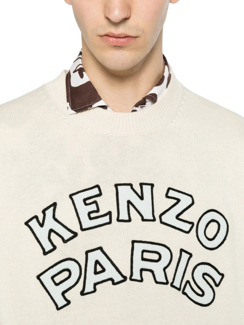 Off White Crew Neck Sweater 4