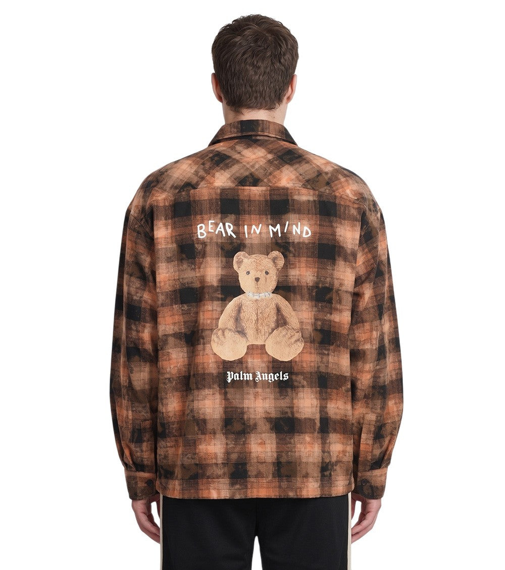 Brown Relaxed Check Shirt 2
