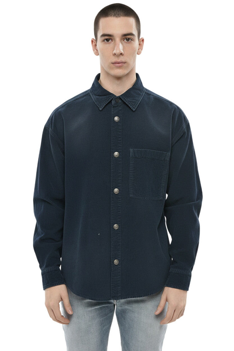 Blue Relaxed Overshirt 1