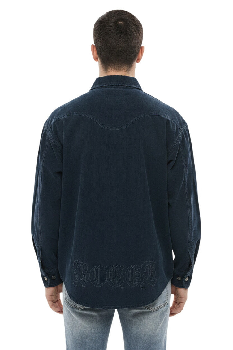 Blue Relaxed Overshirt 2