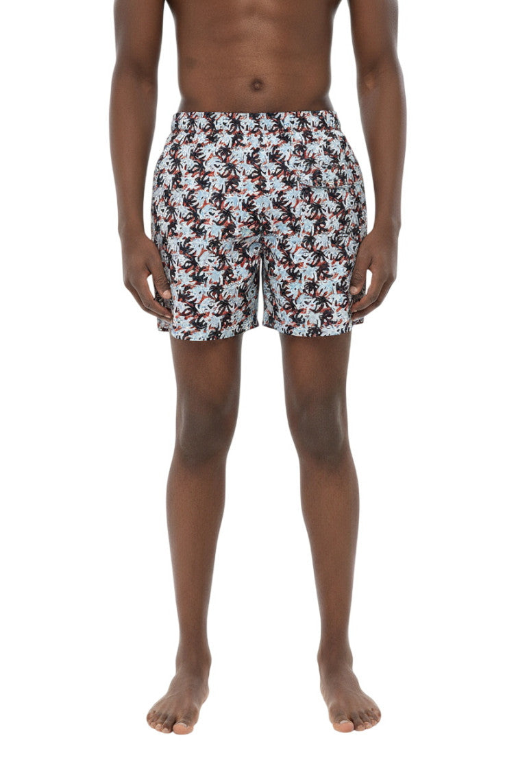 Multicolor Camo Swim Shorts 1