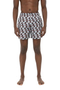 Multicolor Camo Swim Shorts 1