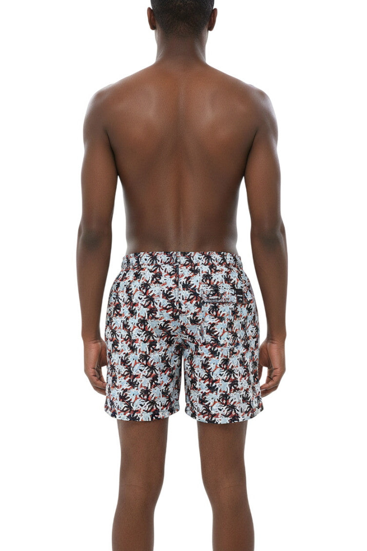 Multicolor Camo Swim Shorts 2