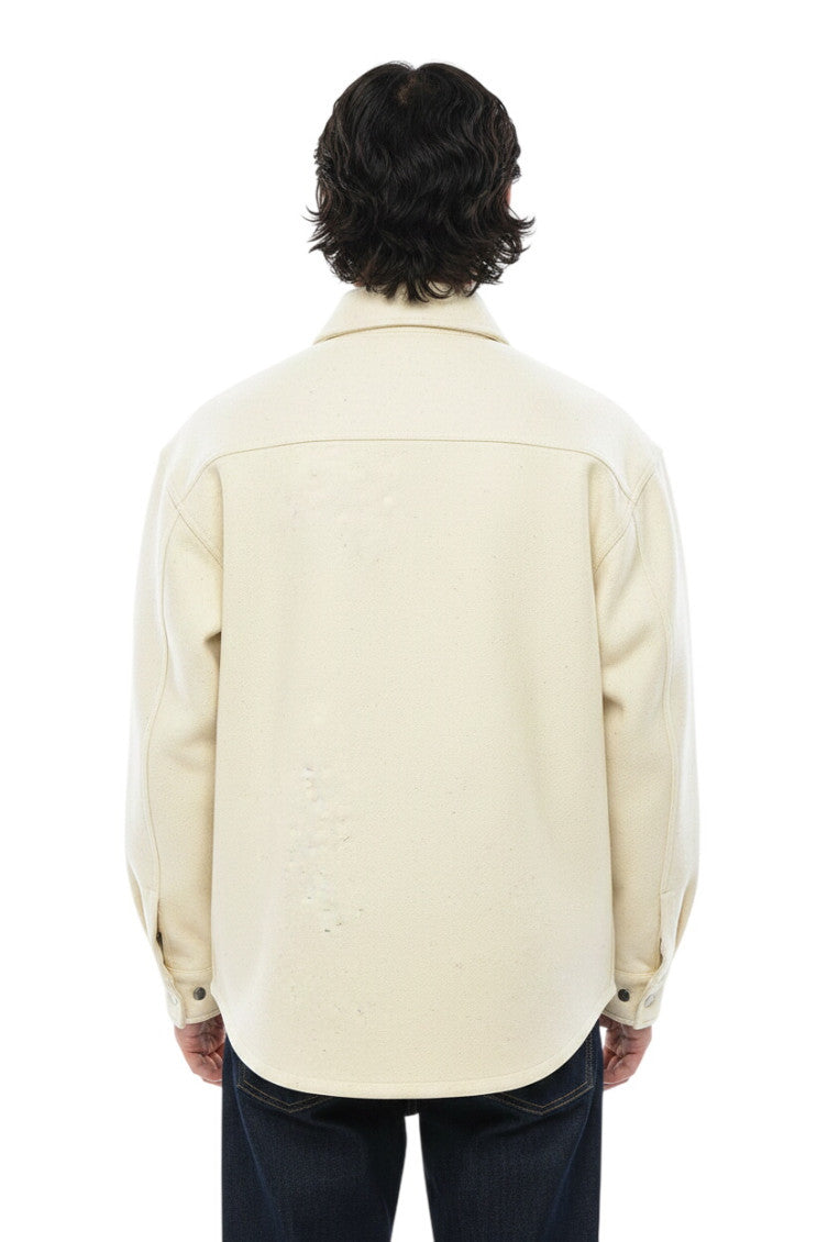 Off White Logo Shirt Jacket 2