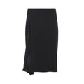 Black Pleated Midi Skirt 1