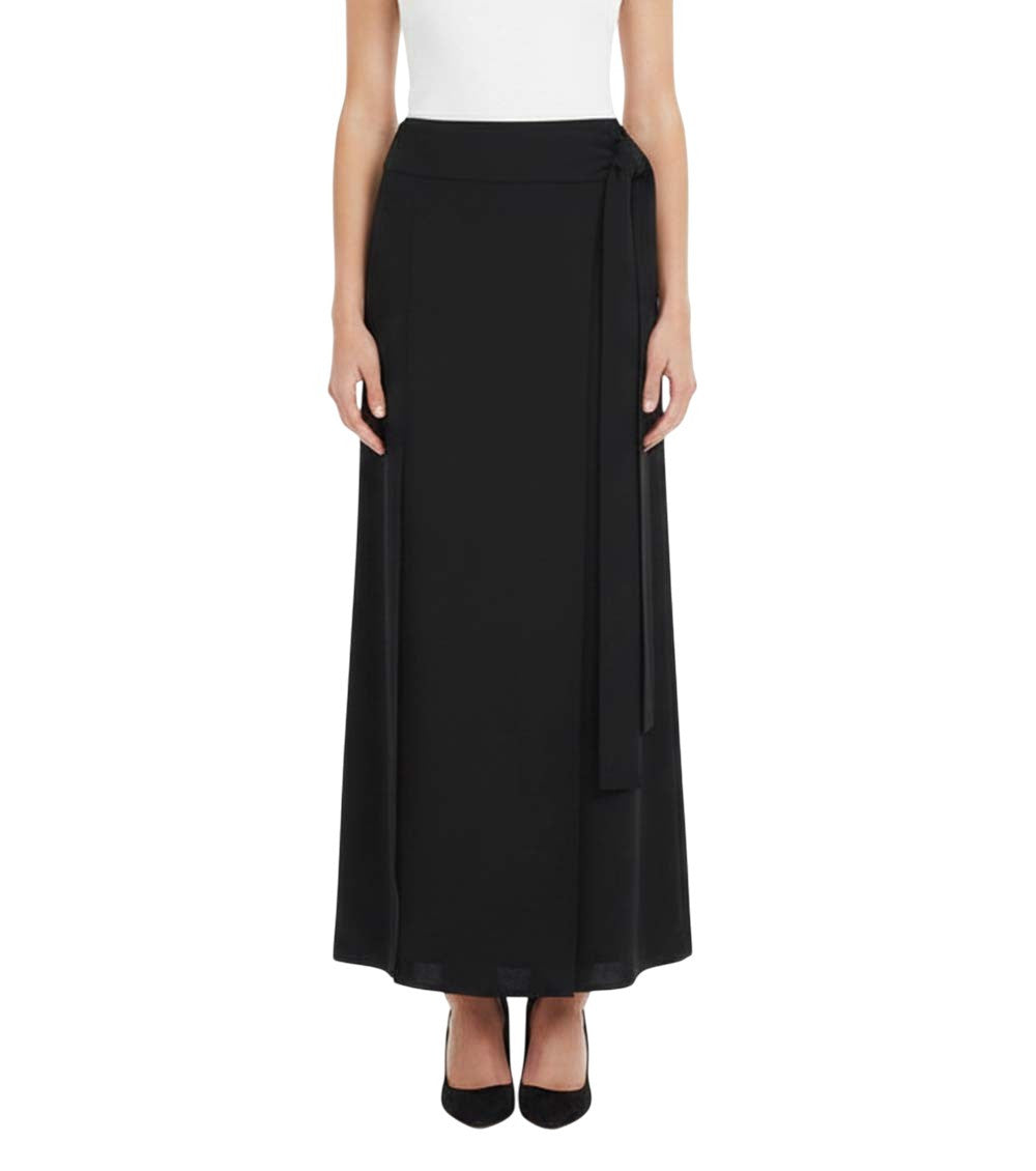 Black Pleated Midi Skirt 3