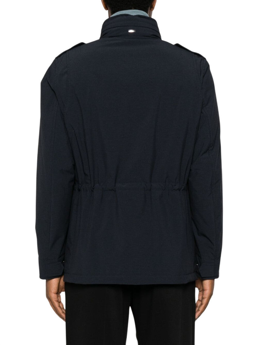 Navy Blue Regular Jacket 2