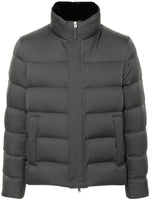 Dark Grey Quilted Jacket 1