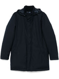 Navy Blue Hood Jacket 1
