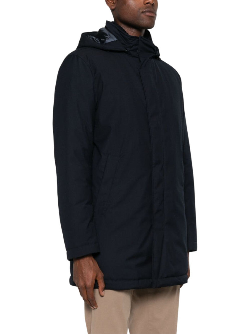 Navy Blue Hood Jacket 2