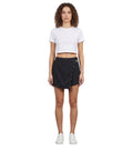 Black Solid Mini Skirt 1