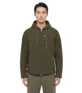 Green Solid Hood Jacket 1