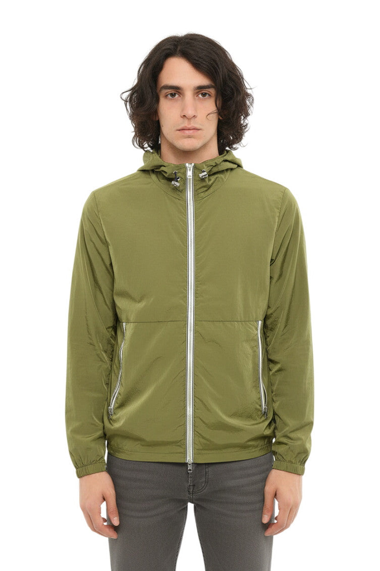 Green Regular Hood Jacket 1