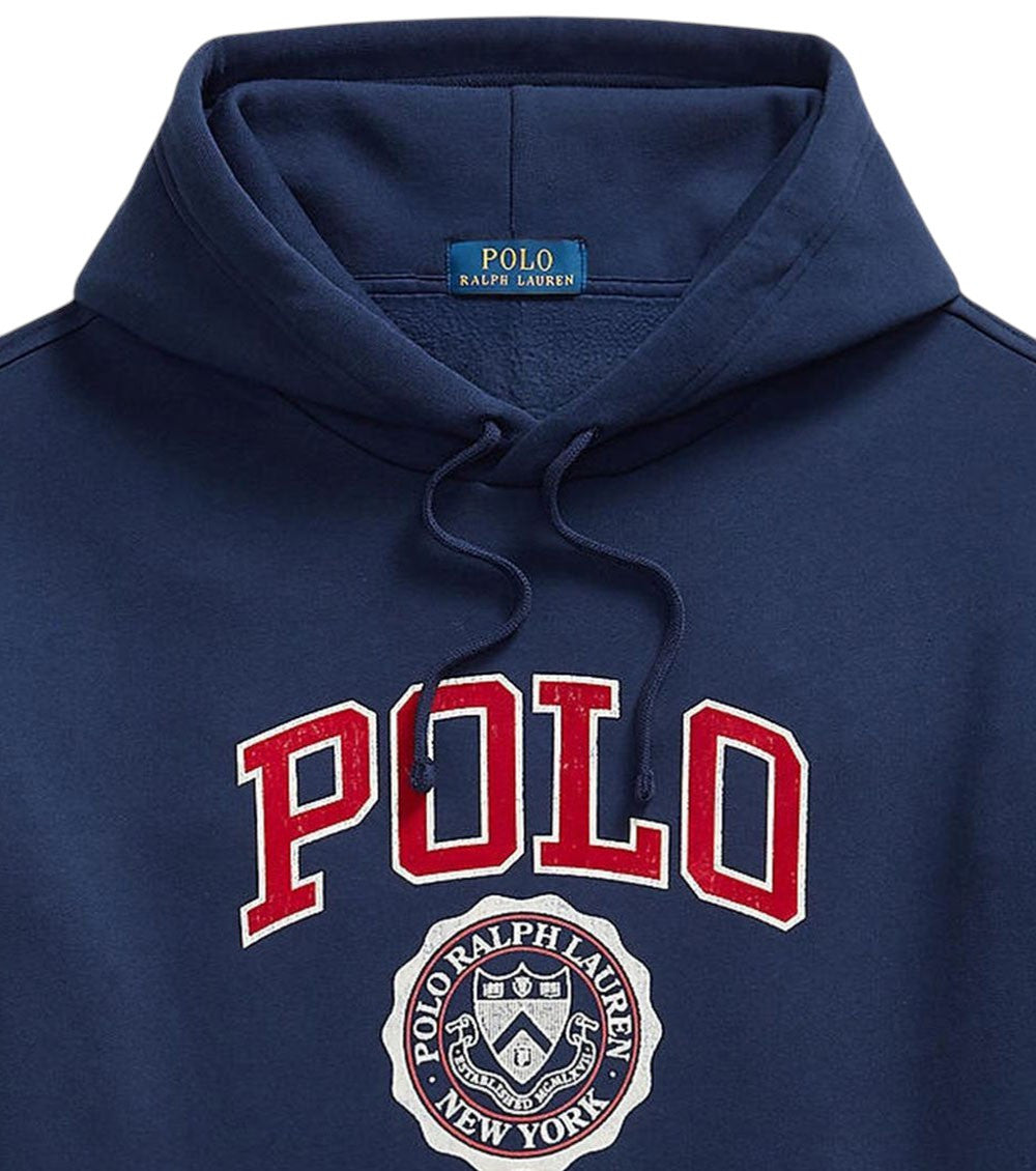 Blue Regular Logo Hoodie 4