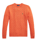 Orange Crew Neck Sweater 1