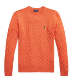 Orange Crew Neck Sweater 1
