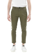 Green Slim Chino Pants 1