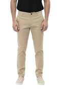 Beige Slim Chino Pants 1