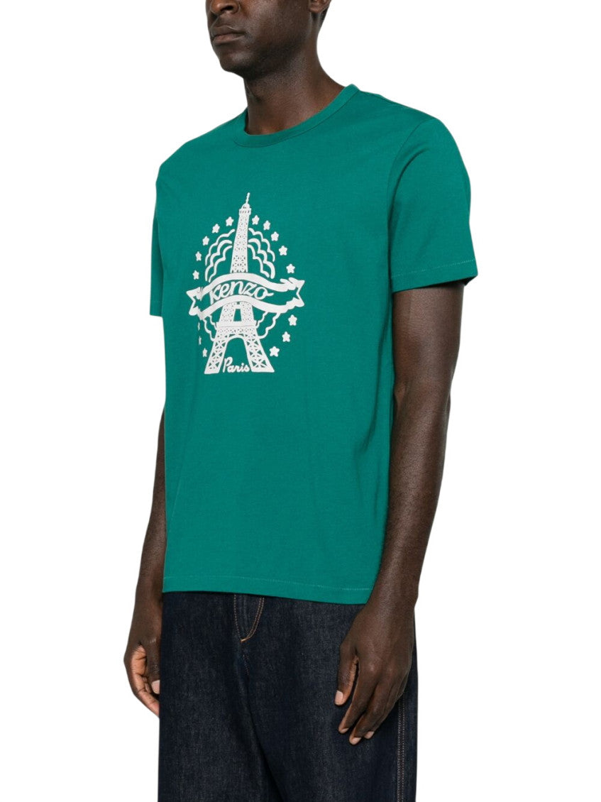 Green Crew Neck T-Shirt 2