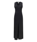 Black Scoop Neck Maxi Dress 1