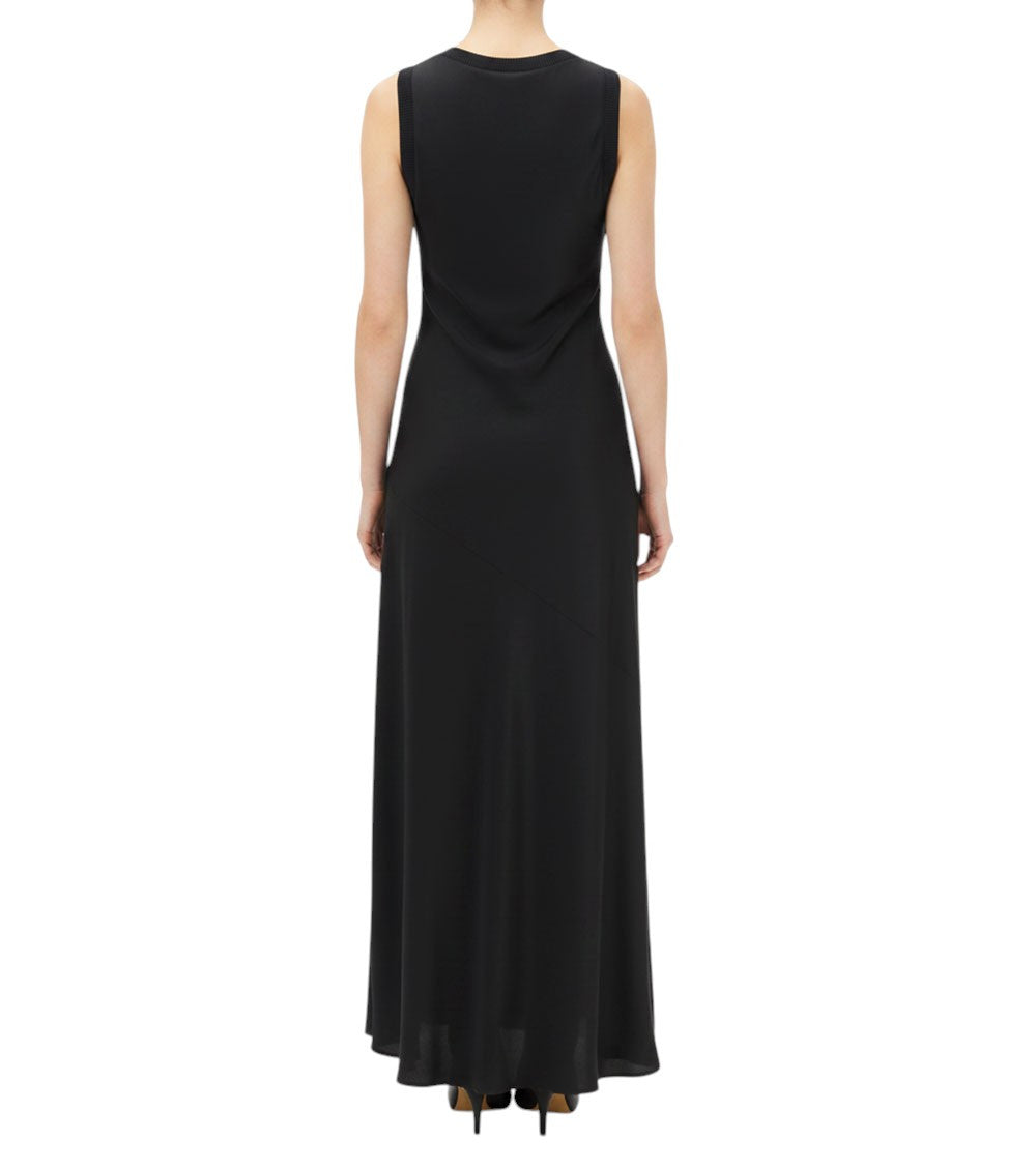 Black Scoop Neck Maxi Dress 4
