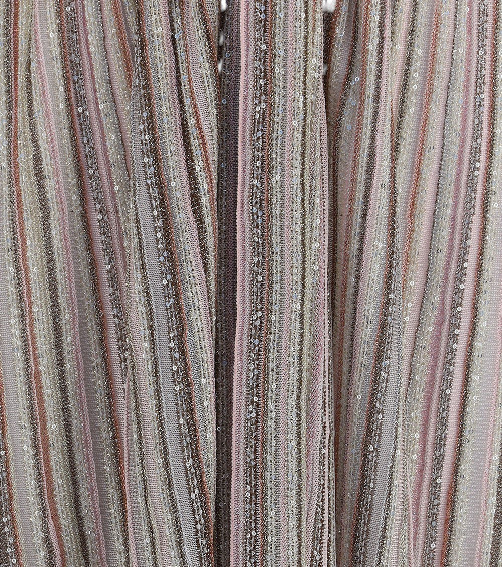 Multicolor Stripes V Neck Maxi Dress 5