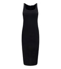 Black Scoop Neck Midi Dress 1