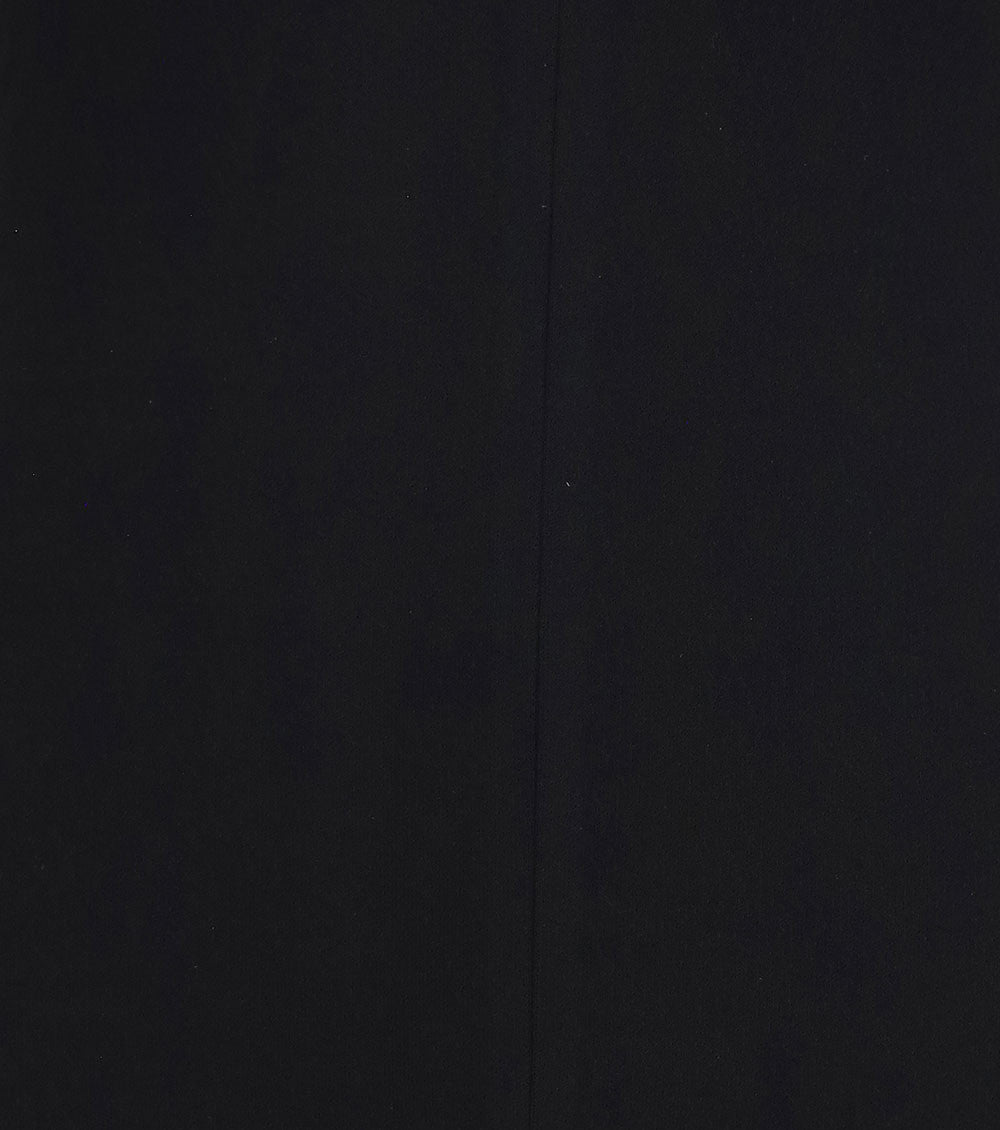 Black Scoop Neck Midi Dress 5