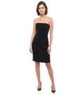Black Strapless Mini Dress 1