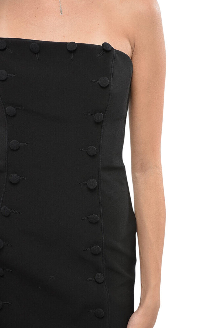 Black Strapless Mini Dress 3