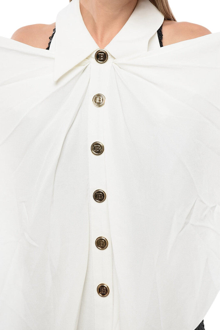 BlackWhite Embellished Mini Dress 3