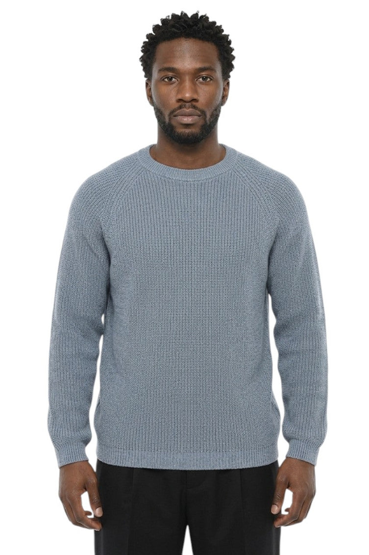 Blue Crew Neck Sweater 1