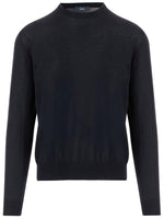 Dark Blue Crew Neck Sweater 1