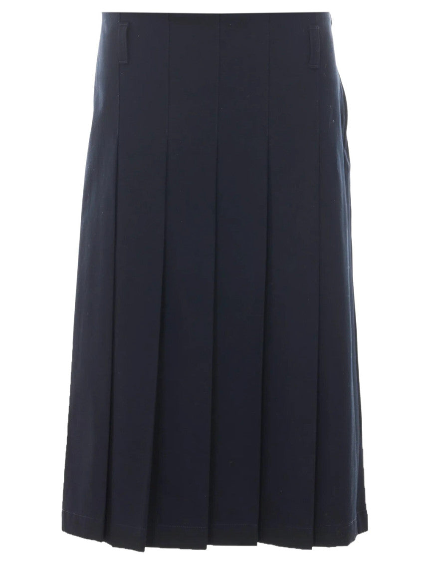 Dark Blue Midi Skirt 1