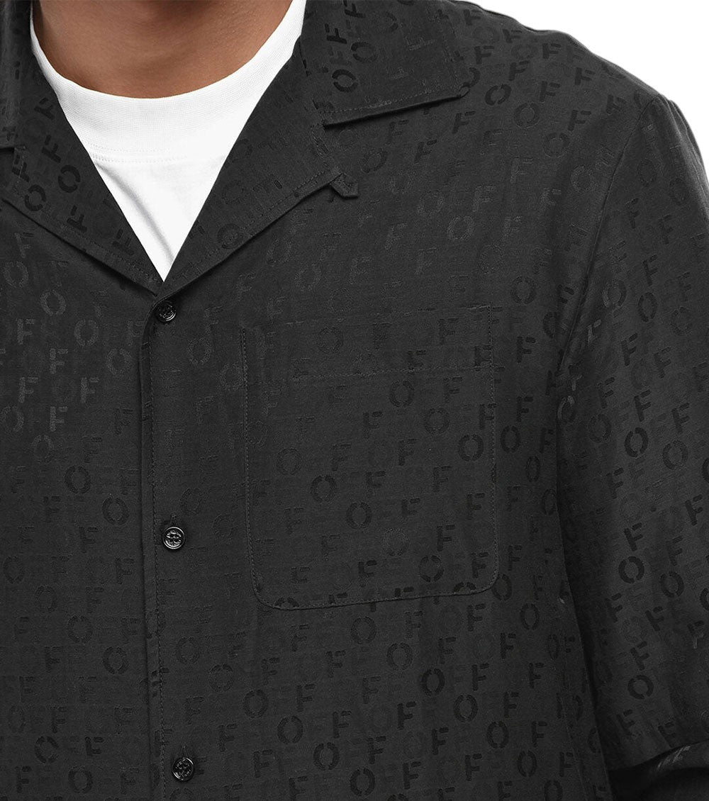 Black Jacquard Regular Shirt 3