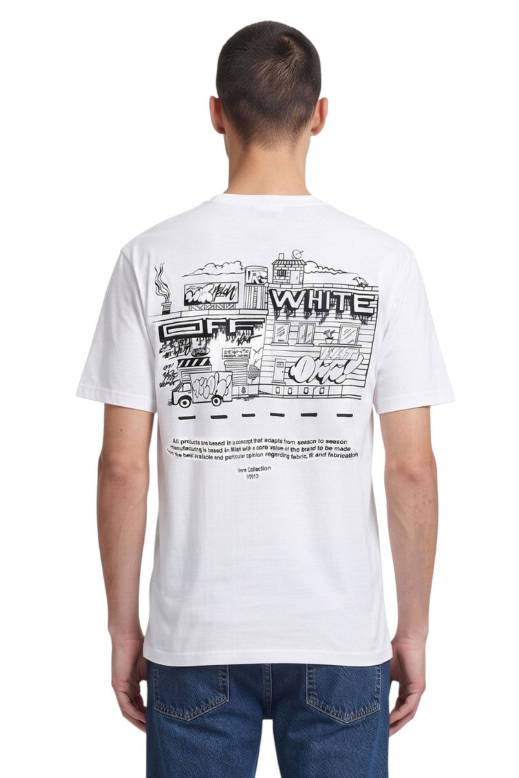 White Crew Neck T-Shirt 2