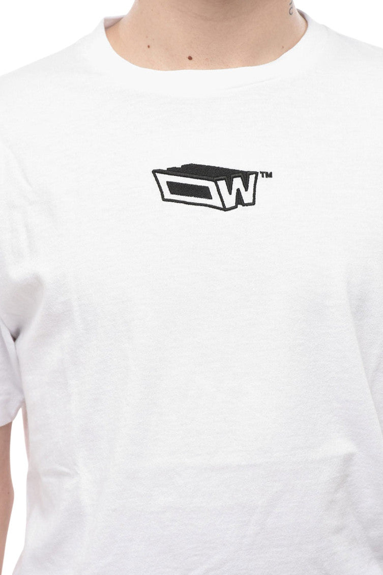 White Crew Neck T-Shirt 3