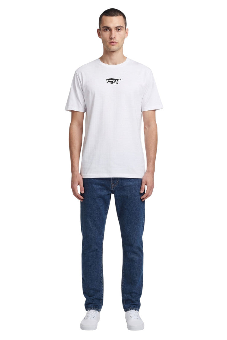 White Crew Neck T-Shirt 4